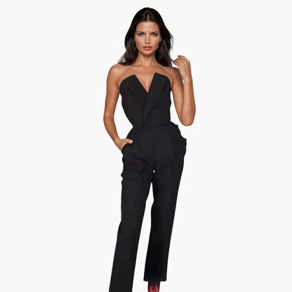 Bianca | Women’s Strapless Wide-Leg Jumpsuit