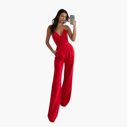 Bianca | Women’s Strapless Wide-Leg Jumpsuit