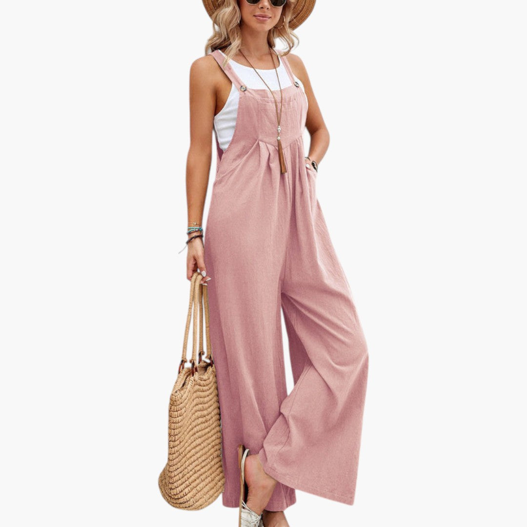 Zinnia | Women’s Strappy Wide-Leg Jumpsuit