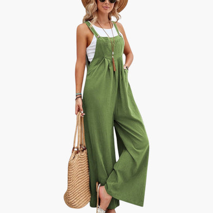 Zinnia | Women’s Strappy Wide-Leg Jumpsuit