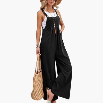 Zinnia | Women’s Strappy Wide-Leg Jumpsuit