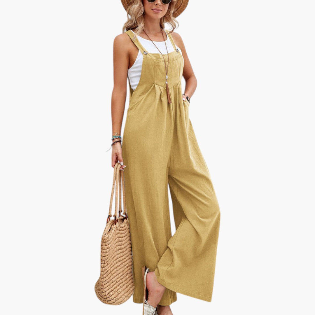 Zinnia | Women’s Strappy Wide-Leg Jumpsuit