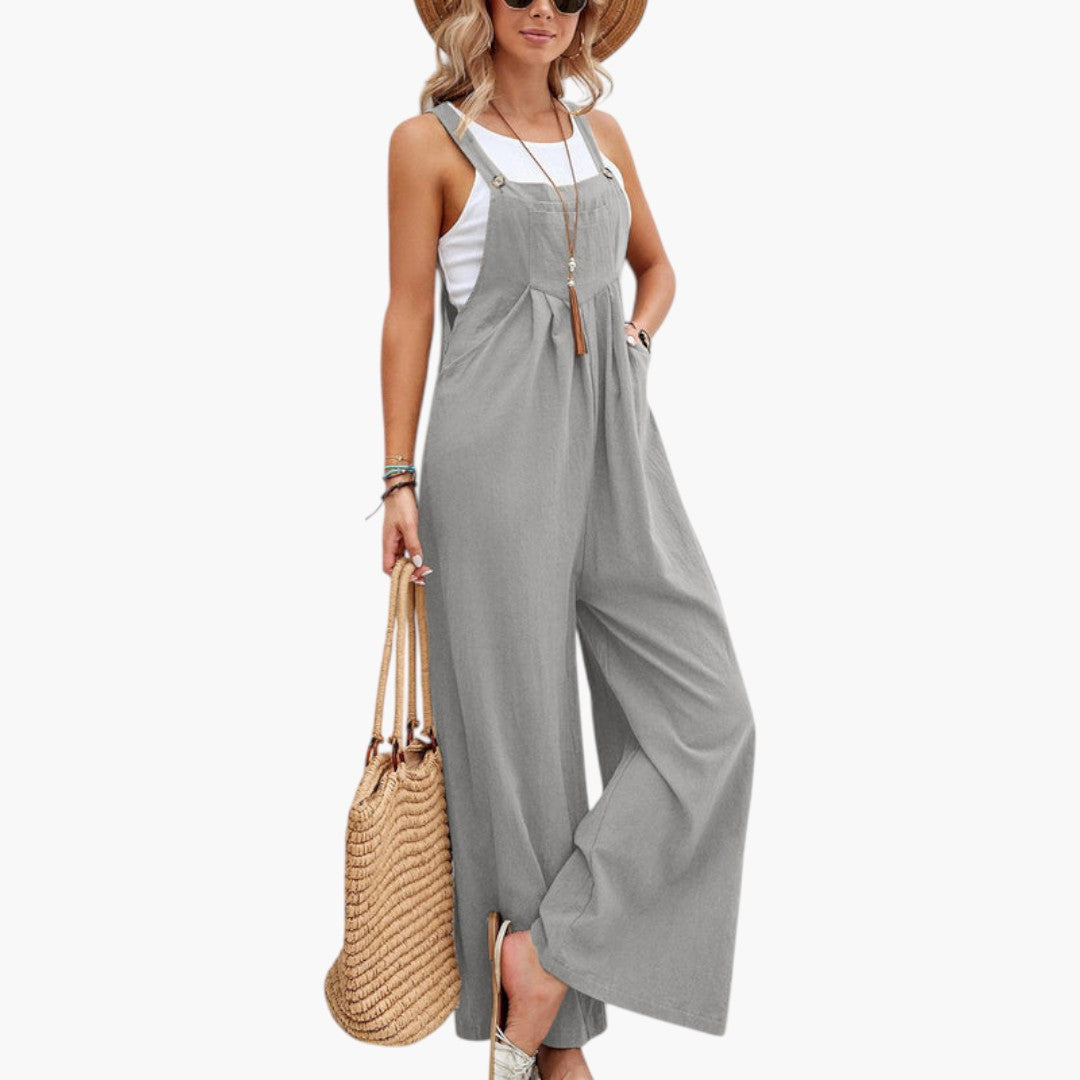 Zinnia | Women’s Strappy Wide-Leg Jumpsuit