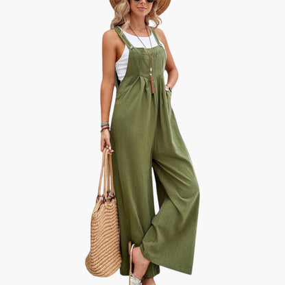 Zinnia | Women’s Strappy Wide-Leg Jumpsuit
