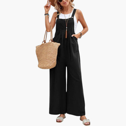 Zinnia | Women’s Strappy Wide-Leg Jumpsuit