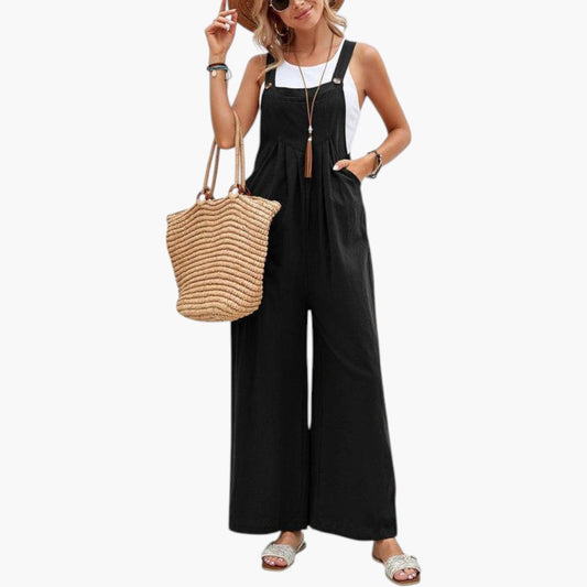 Zinnia | Women’s Strappy Wide-Leg Jumpsuit