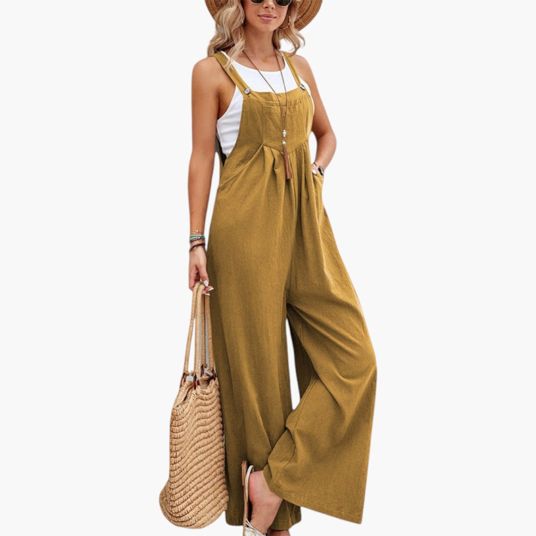 Zinnia | Women’s Strappy Wide-Leg Jumpsuit