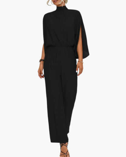 Mirabella | Women’s High Neck Wide-Leg Jumpsuit