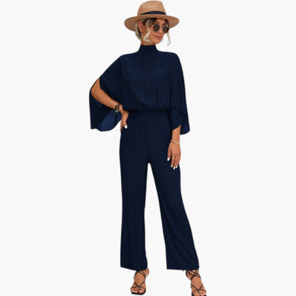 Mirabella | Women’s High Neck Wide-Leg Jumpsuit