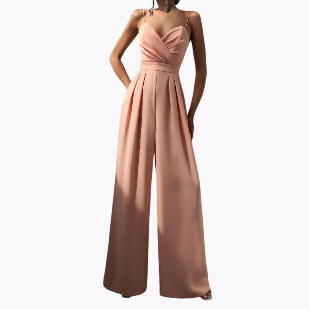 Aurelia | Women’s Thin Strap Straight-Leg Jumpsuit