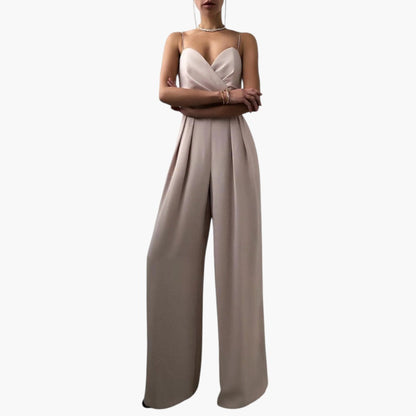 Aurelia | Women’s Thin Strap Straight-Leg Jumpsuit
