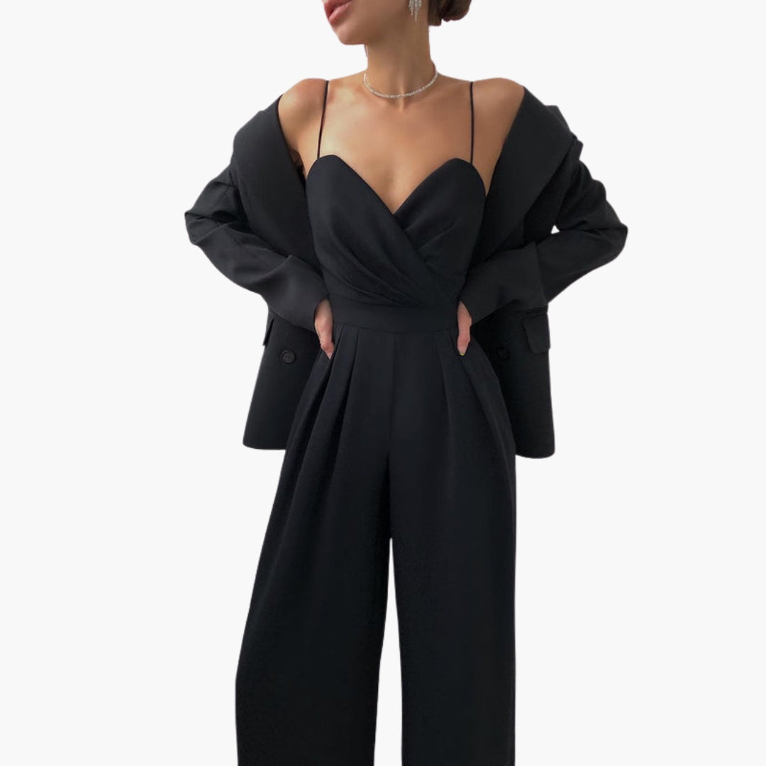 Aurelia | Women’s Thin Strap Straight-Leg Jumpsuit