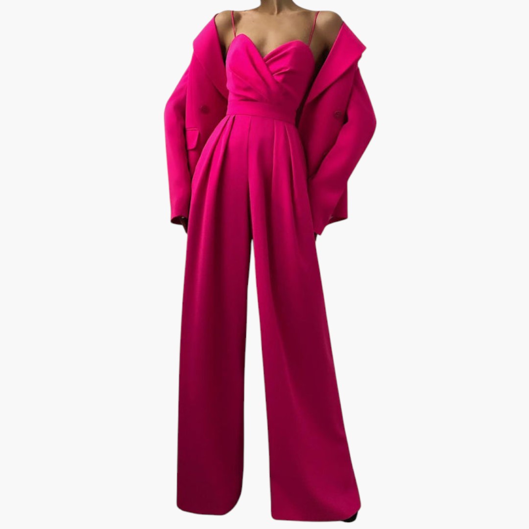 Aurelia | Women’s Thin Strap Straight-Leg Jumpsuit