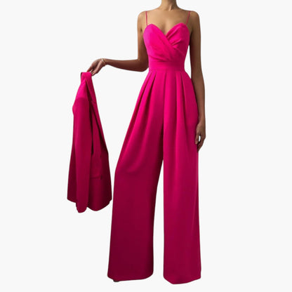 Aurelia | Women’s Thin Strap Straight-Leg Jumpsuit