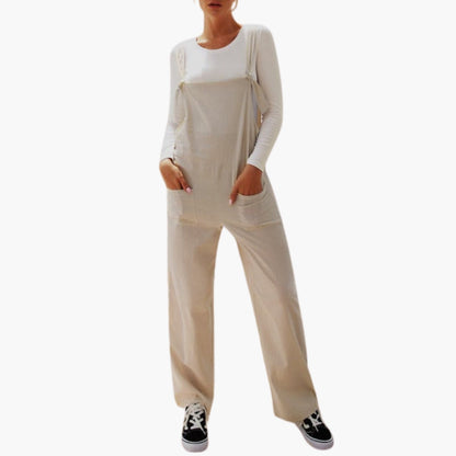 Calliope | Women’s Wide Strap Front Pocket Jumpsuit