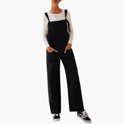 Calliope | Women’s Wide Strap Front Pocket Jumpsuit