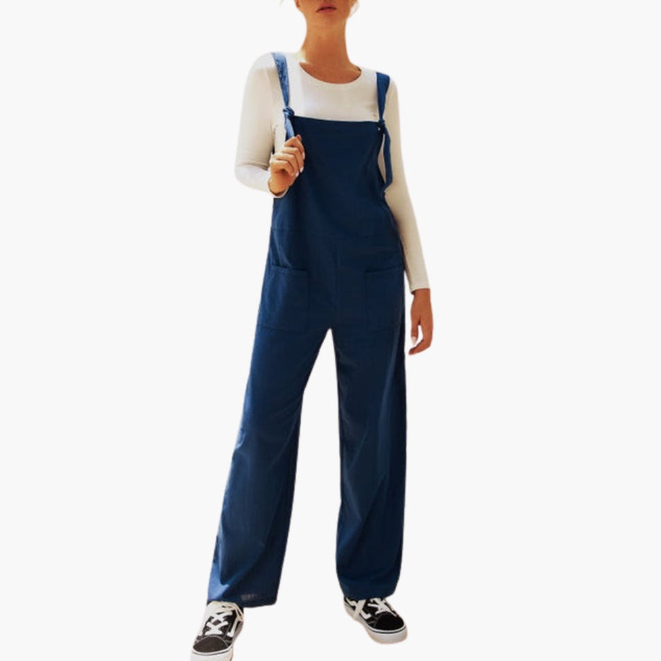 Calliope | Women’s Wide Strap Front Pocket Jumpsuit