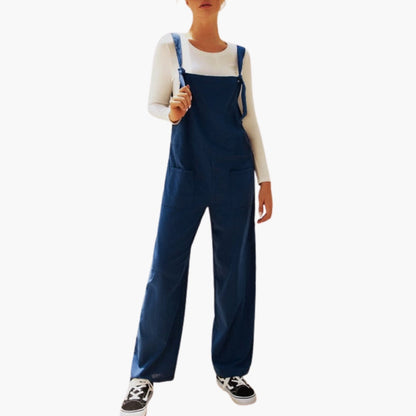 Calliope | Women’s Wide Strap Front Pocket Jumpsuit