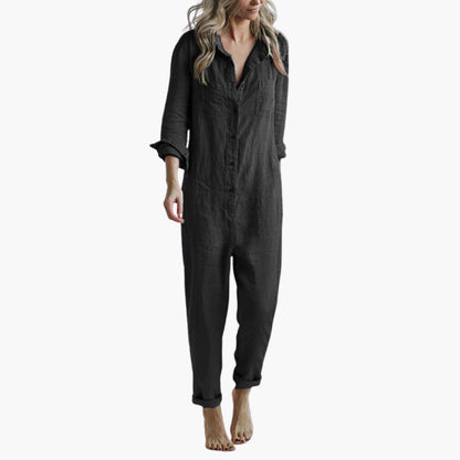 Zenobia | Women’s Long Sleeve Utility Jumpsuit