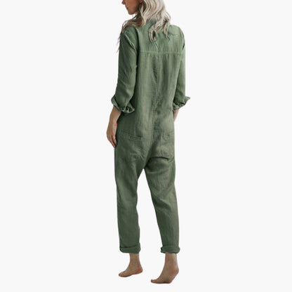 Zenobia | Women’s Long Sleeve Utility Jumpsuit