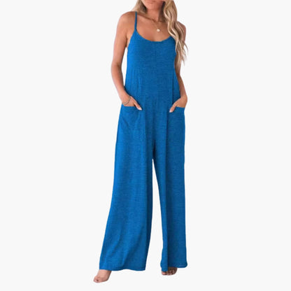 Danielle | Women’s Strappy Pocket Wide-Leg Jumpsuit