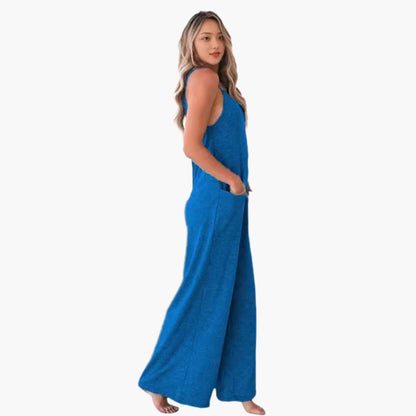 Danielle | Women’s Strappy Pocket Wide-Leg Jumpsuit