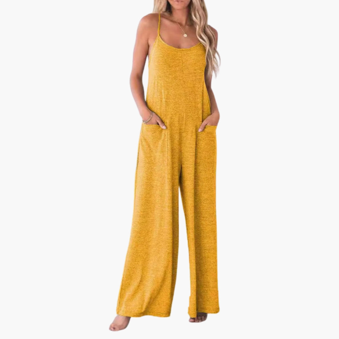 Danielle | Women’s Strappy Pocket Wide-Leg Jumpsuit