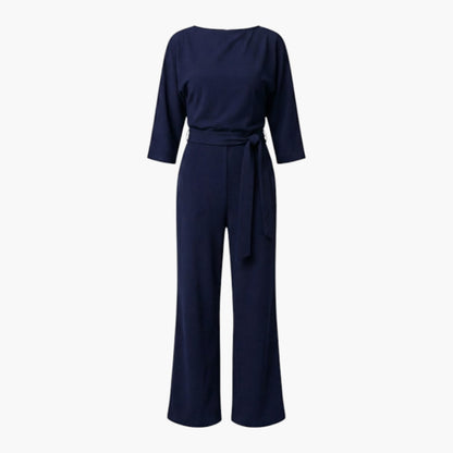 Eulalie | Women’s Waist-Tie Wide-Leg Jumpsuit