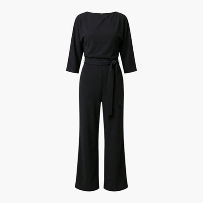Eulalie | Women’s Waist-Tie Wide-Leg Jumpsuit
