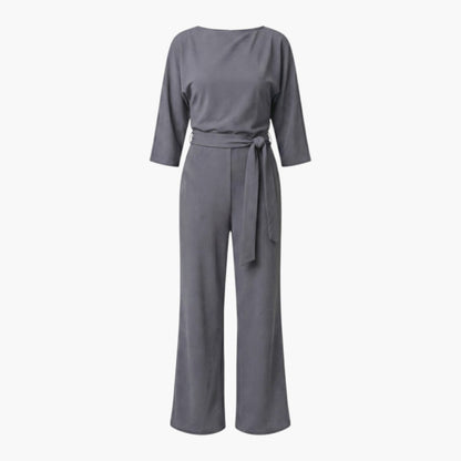Eulalie | Women’s Waist-Tie Wide-Leg Jumpsuit