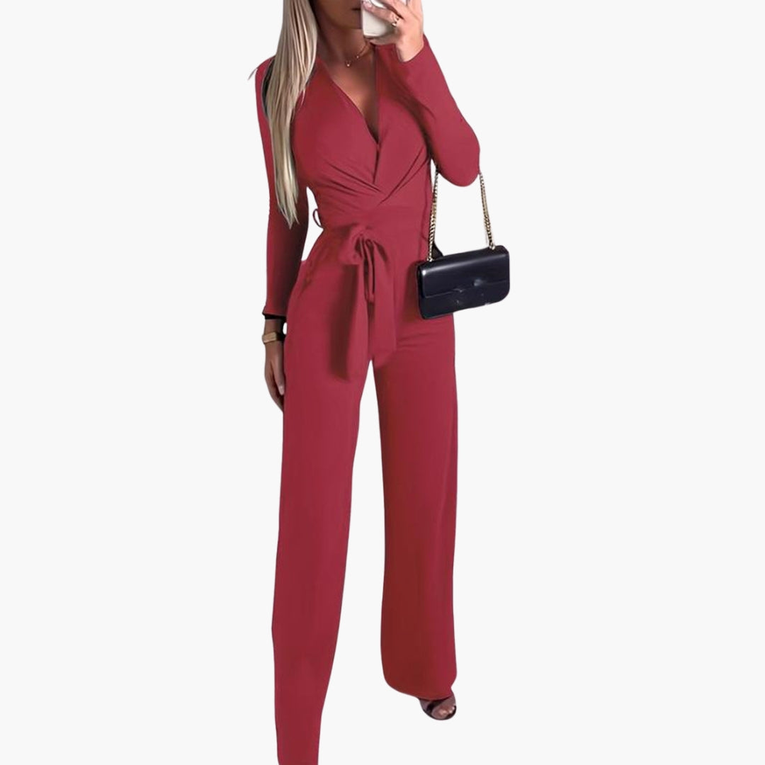 Wynona | Women’s Wide-Leg Wrap Jumpsuit