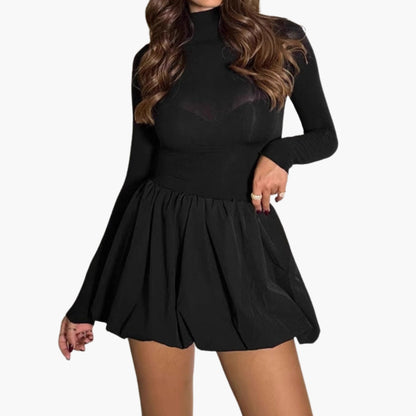 Brynlee | Women’s High Neck Long Sleeve Dress