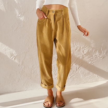 Megan | Women’s Summer High Waist Wide Leg Pants