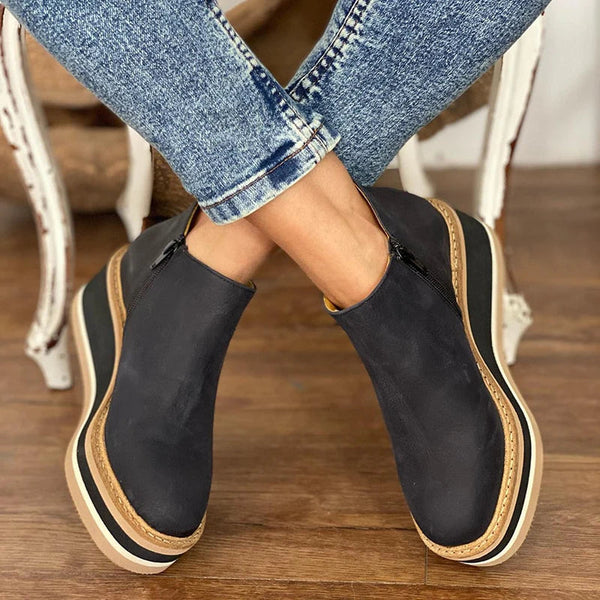 Maudette | Women’s Everyday Comfort Wedge Ankle Shoes