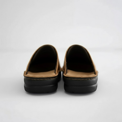 Wyatt | Men’s Orthopedic Leather Slip-On Clogs with Cushioned Support