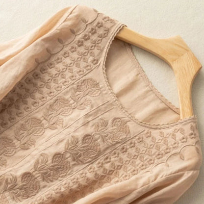 Opal | Women’s Chic Summer Lace-Panel Blouse