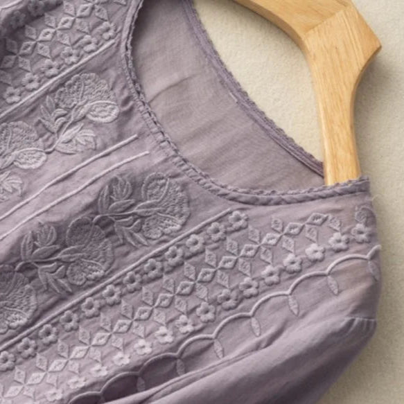 Opal | Women’s Chic Summer Lace-Panel Blouse