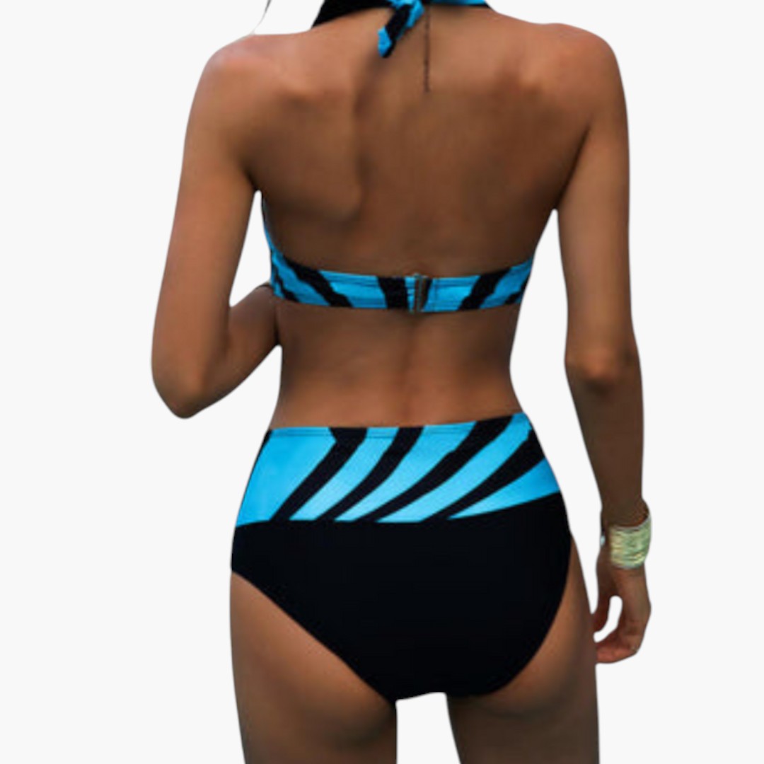 Kira | Women’s Halter Neck Two-Piece Bikini Set with Adjustable Straps