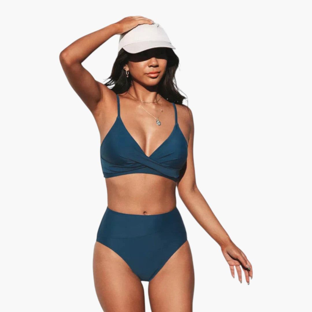 Sage | Women’s V-Neck Two-Piece Bikini Set