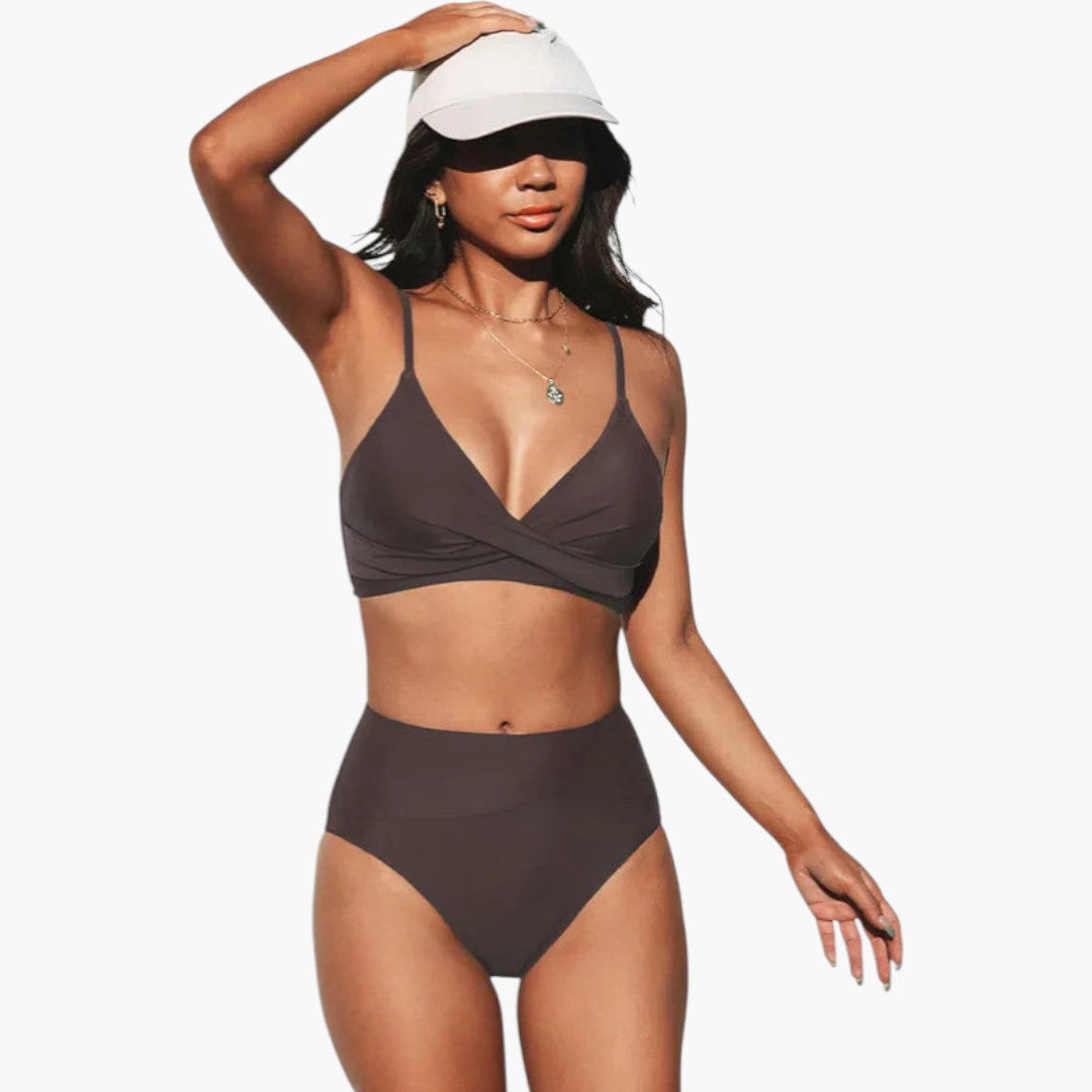 Sage | Women’s V-Neck Two-Piece Bikini Set