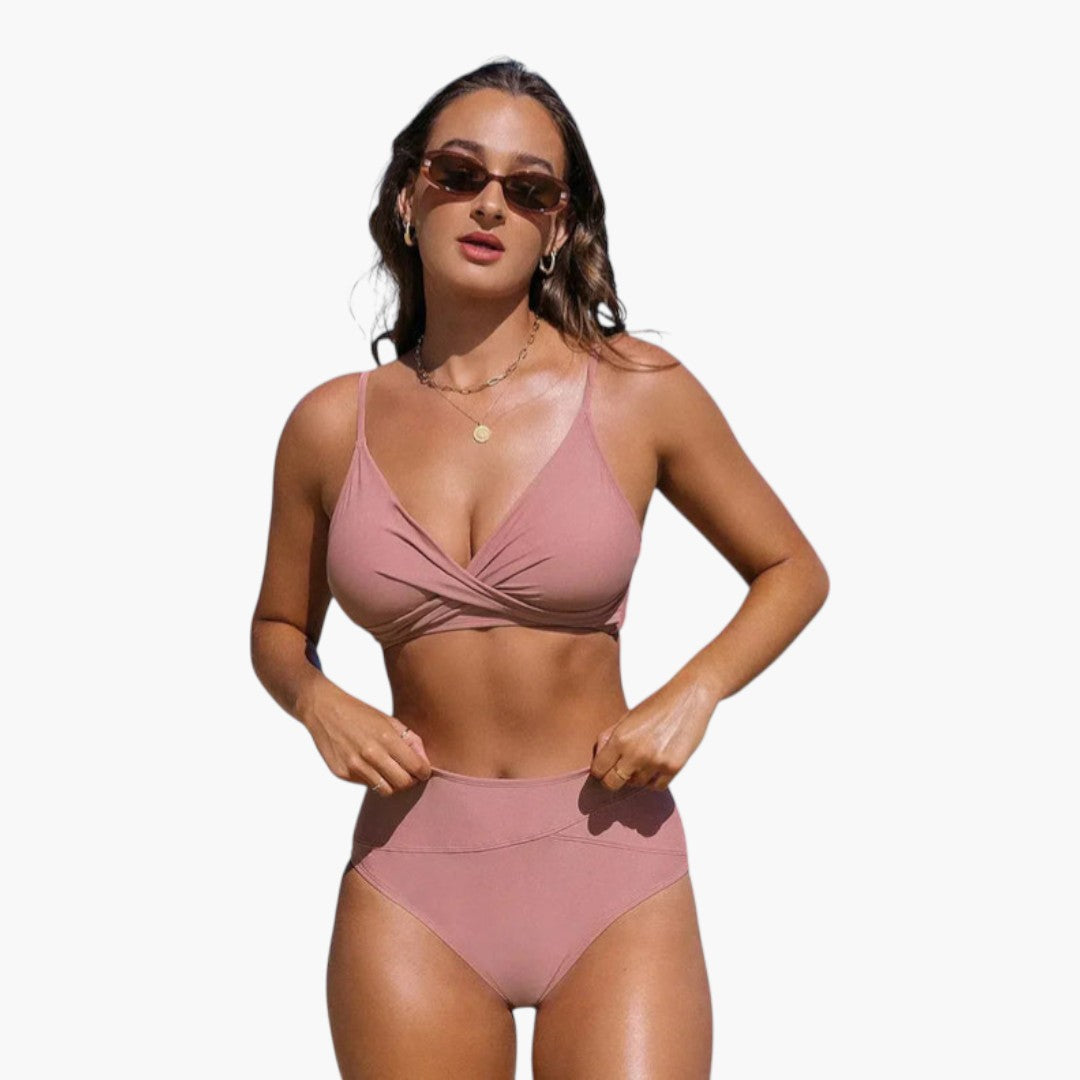 Sage | Women’s V-Neck Two-Piece Bikini Set