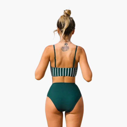 Sage | Women’s V-Neck Two-Piece Bikini Set