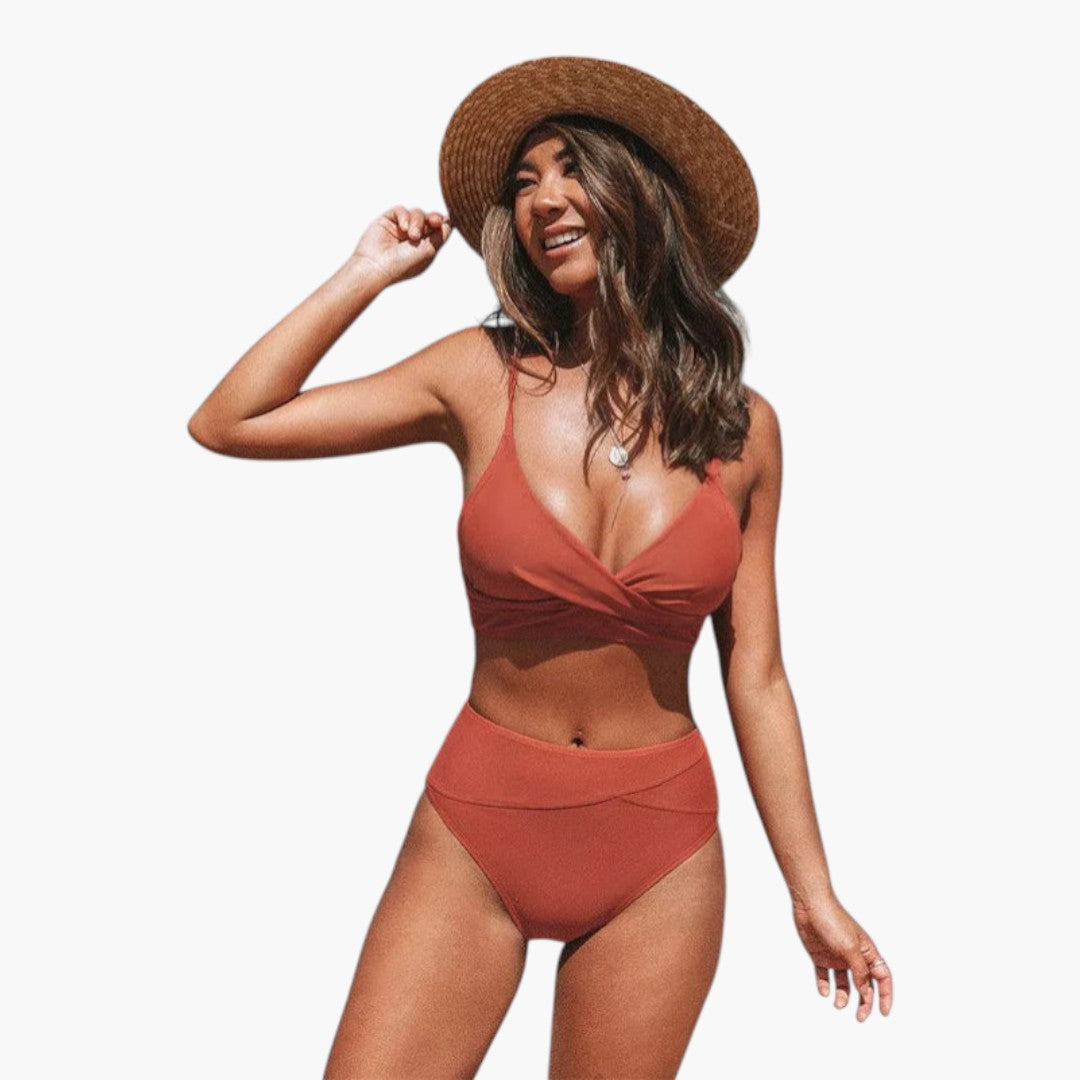 Sage | Women’s V-Neck Two-Piece Bikini Set