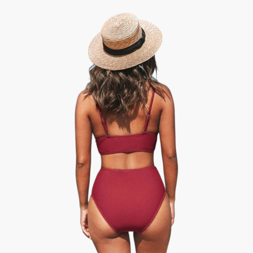 Sage | Women’s V-Neck Two-Piece Bikini Set