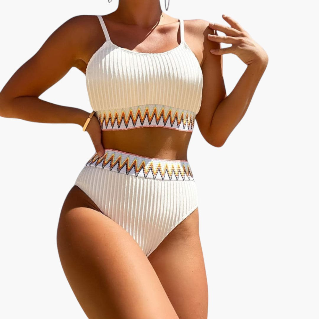 Briar | Women’s Ribbed High-Waisted Two-Piece Bikini Set