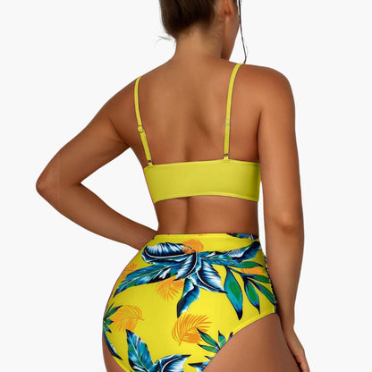 Whitney | Women’s Push-Up High-Waisted Two-Piece Bikini Set