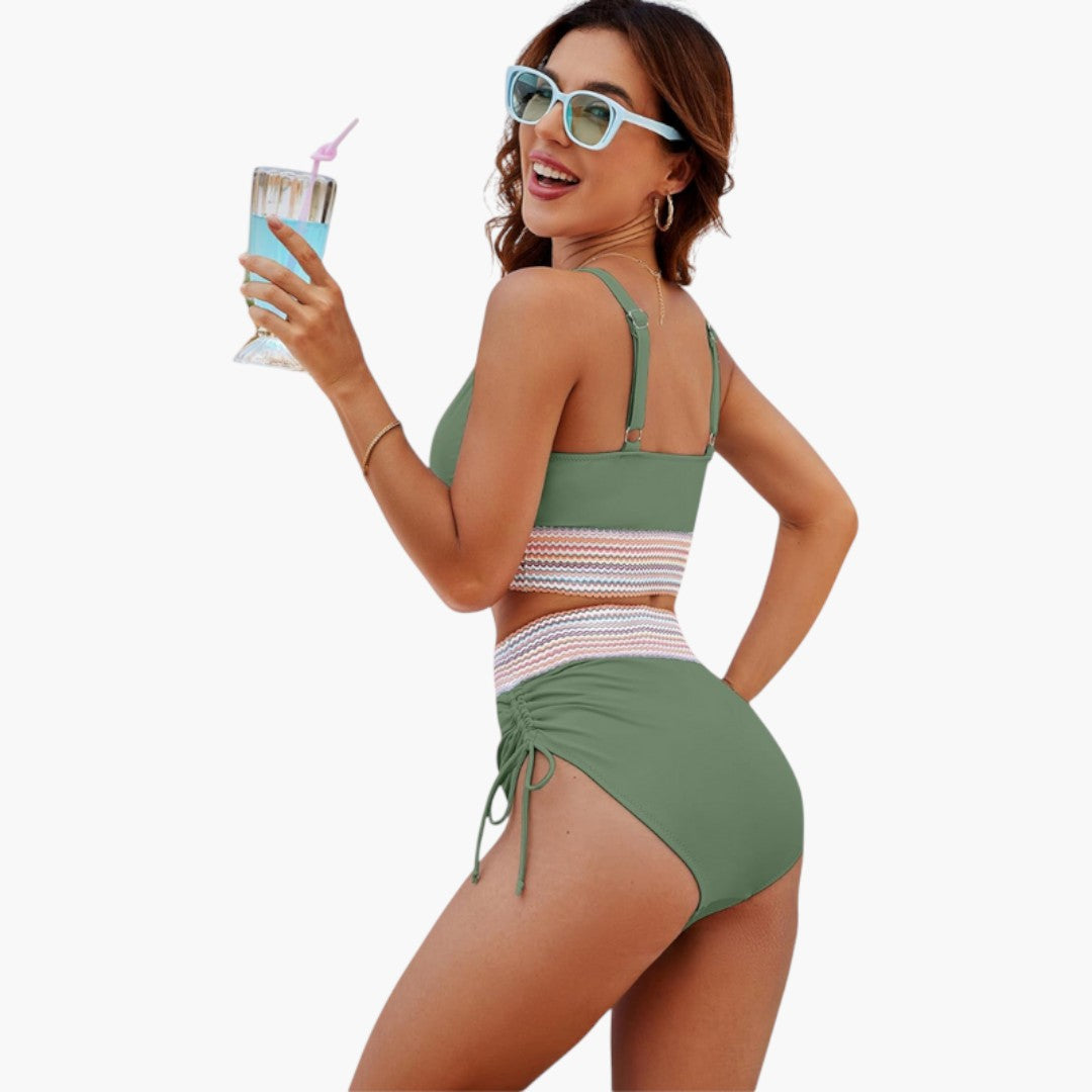 Jocelyn | Women’s Triangle Top Two-Piece Bikini Set