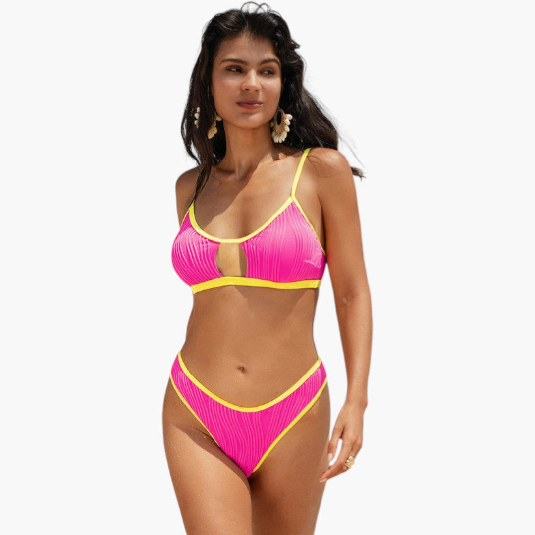 Kayleigh | Women’s Strappy Top Two-Piece Bikini Set