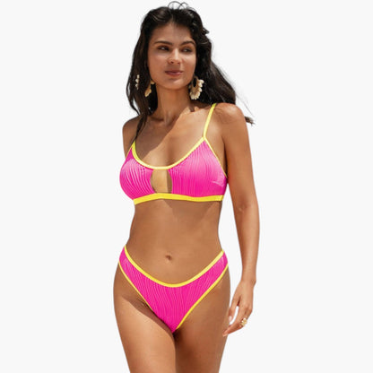 Kayleigh | Women’s Strappy Top Two-Piece Bikini Set