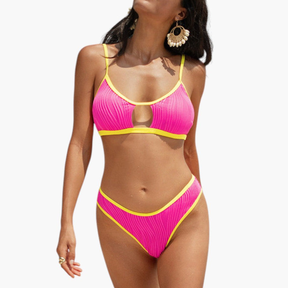 Kayleigh | Women’s Strappy Top Two-Piece Bikini Set